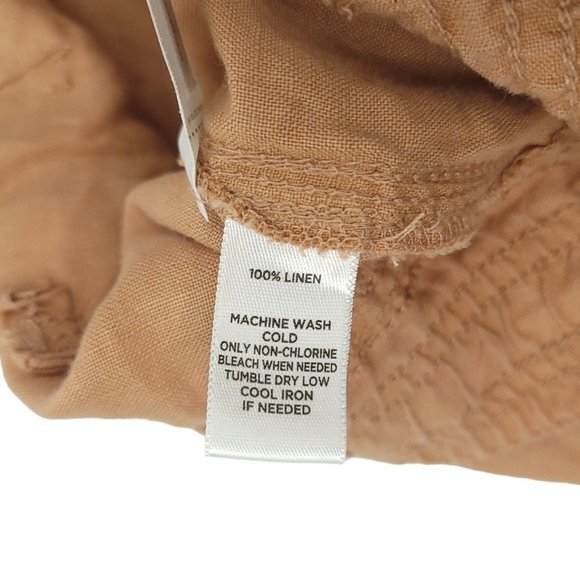 Ann Taylor Loft Linen Pants Womens Size 6 Elastic Waist Drawstring Lagenlook NEW - Picture 8 of 8